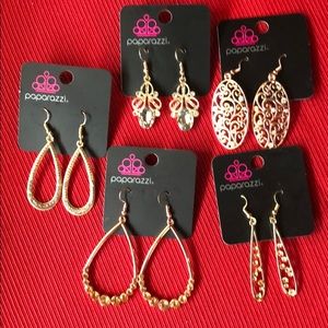 Lot of 5 Paparazzi Earrings